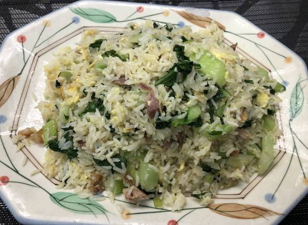 479. Stir Fried Rice with Vegetable and Salted Pork 青菜鹹肉炒飯